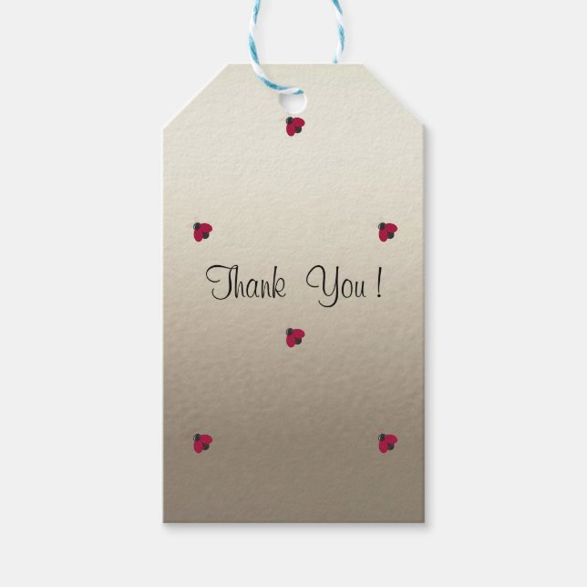 JUD, Red Ladybugs, Luminous Presentetikett (Framsidan)