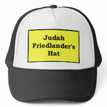 Judah Friedlanders hatt, gult