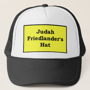Judah Friedlanders hatt, gult Truckerkeps