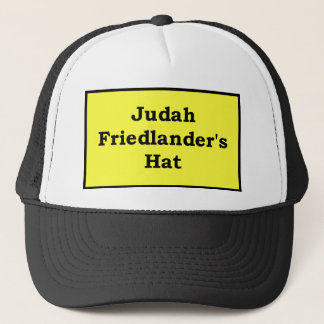 Judah Friedlanders hatt, gult Truckerkeps