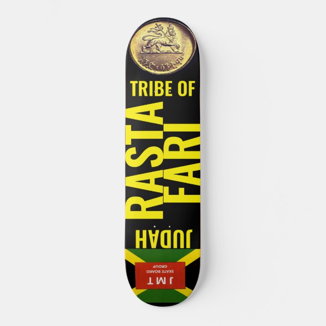 JUDAH: JAMAICA (GEN 49:8) Skateboard (Framsida)
