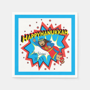 Judah Maccabee Hammer Hanukkah Party Pappersservett