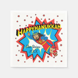 Judah Maccabee Hammer Hanukkah Party Pappersservett