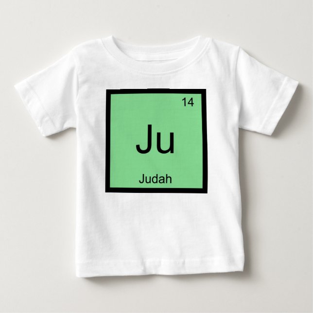 Judah Namn kemi Inslag Periodic Bord Tee Shirt (Framsida)