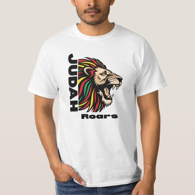 Judah Roars T-Shirt (Framsida)