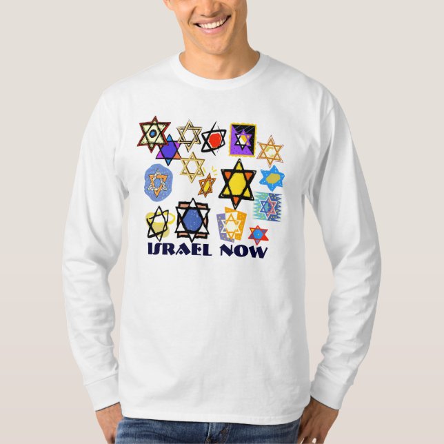 JUDAIC T-SHIRTS - ISRAEL NU - CHANUKAH GIFTS (Framsida)