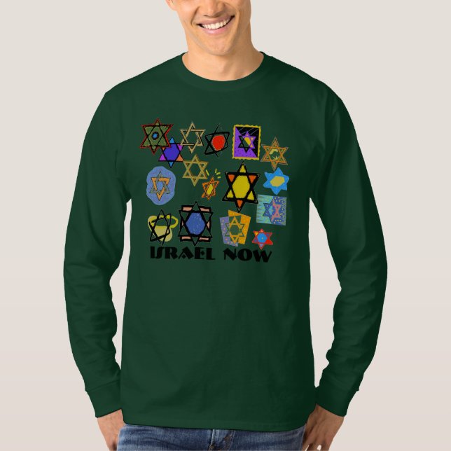 JUDAIC T-SHIRTS - ISRAEL NU - CHANUKAH GIFTS (Framsida)