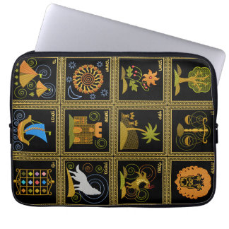 Judaica 12 stammar av den Israel laptop sleeve