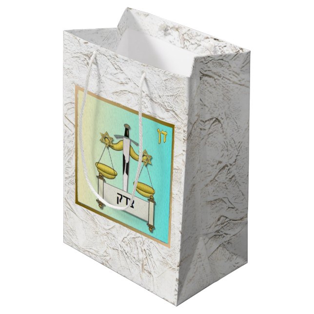 Judaica 12 stammar av Israel Art Dan Gift Bag (Framsidan Vinklad)
