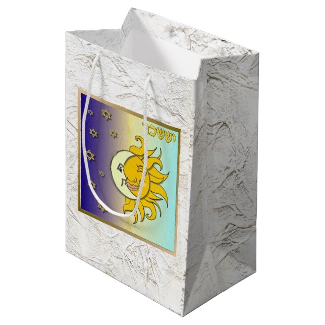 Judaica 12 stammar av Israel Art Issachar Gift Bag (Framsidan Vinklad)