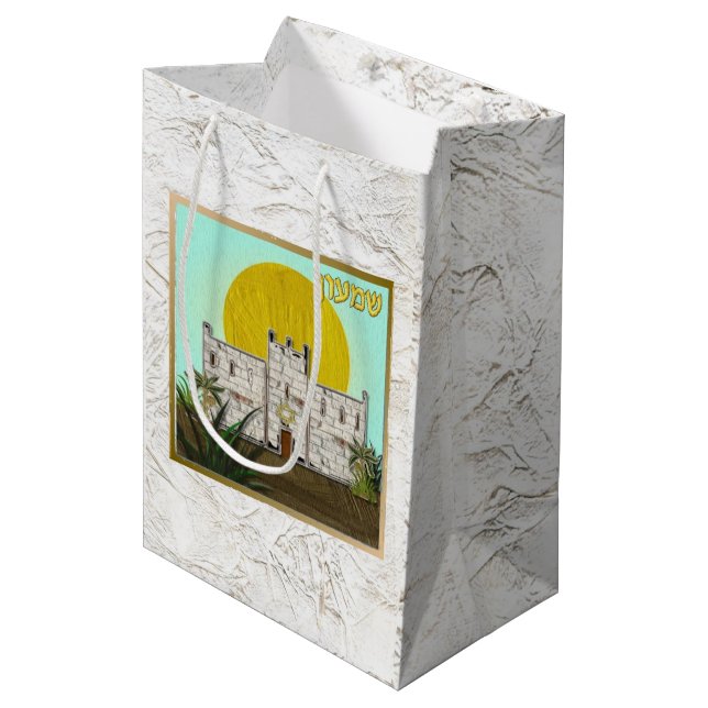 Judaica 12 stammar av Israel Art Simeon Gift Bag (Framsidan Vinklad)