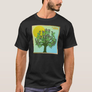 Judaica 12 stammar av Israel Asher Tee Shirt