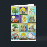 Judaica 12 stammar av Israel konst Helgkort<br><div class="desc">Du beskådar den Lee Hiller designsamlingen. Dräkt,  gåvor & Collectibles Lee Hiller fotografi eller Digital konstsamling. Du kan beskåda henne naturfotografi på http://HikeOurPlanet.com/ och följa henne som fotvandrar bloggen inom den Hot Springs nationalparken.</div>