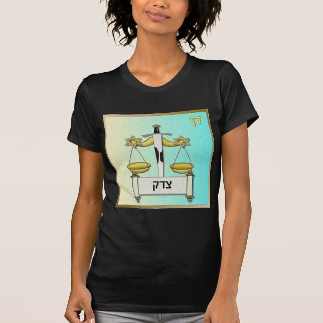 Judaica 12 Tribes Israel Dan T-shirt (Framsida)