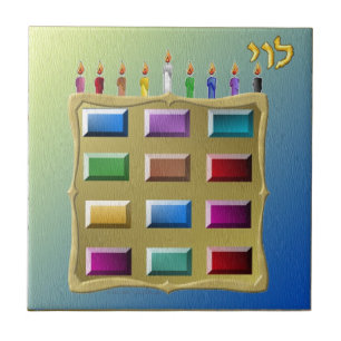 Judaica 12 Tribes Israel Levi Kakelplatta