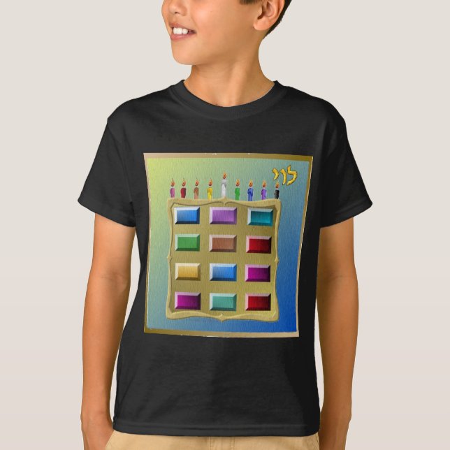 Judaica 12 Tribes Israel Levi Tee (Framsida)