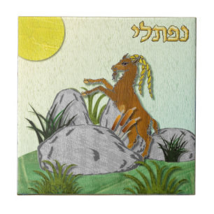 Judaica 12 Tribes Israel Naphtali Kakelplatta