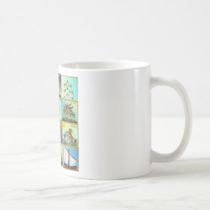 Judaica 12 Tribes of Israel Art Kaffemugg