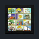 Judaica 12 Tribes of Israel Art Minnesask<br><div class="desc">Du visar Lee Hiller Design Collection. Apparatur,  gåvor och samlarföremål Lee Hiller Photography eller Digital Art Collection. Du kan visa hennes naturfotografi på http://HikeOurPlanet.com/ och följa hennes vandrande blogg i Hett Vår nationalpark.</div>