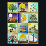 Judaica 12 Tribes of Israel Art Poster<br><div class="desc">Du visar Lee Hiller Design Collection. Apparatur,  gåvor och samlarföremål Lee Hiller Photography eller Digital Art Collection. Du kan visa hennes naturfotografi på http://HikeOurPlanet.com/ och följa hennes vandrande blogg i Hett Vår nationalpark.</div>