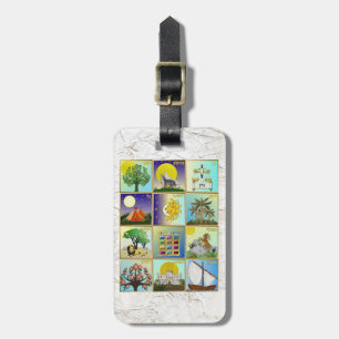 Judaica 12 Tribes of Israel Art Print Bagagebricka