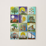 Judaica 12 Tribes of Israel Art Pussel<br><div class="desc">Du visar Lee Hiller Design Collection. Apparatur,  gåvor och samlarföremål Lee Hiller Photography eller Digital Art Collection. Du kan visa hennes naturfotografi på http://HikeOurPlanet.com/ och följa hennes vandrande blogg i Hett Vår nationalpark.</div>