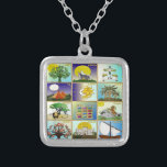 Judaica 12 Tribes of Israel Art Silverpläterat Halsband<br><div class="desc">Du visar Lee Hiller Design Collection. Apparatur,  gåvor och samlarföremål Lee Hiller Photography eller Digital Art Collection. Du kan visa hennes naturfotografi på http://HikeOurPlanet.com/ och följa hennes vandrande blogg i Hett Vår nationalpark.</div>