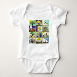 Judaica 12 Tribes of Israel Art Tee