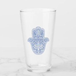 Judaica - Drinking Glasses - Hamsa Design Glaskopp