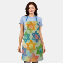 Judaica Gifts - Anpassadet Aprons - Judiska stjärn
