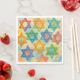 Judaica Gifts - Anpassadet Aprons - Judiska stjärn Pappersservett