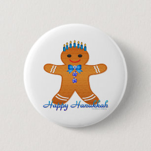 Judaica Hanukkah Pepparkaksgubbe Menorah Knapp