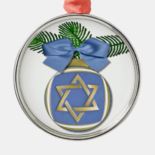 Judaica Hanukkah Star of David Ornament Print