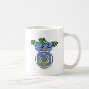 Judaica Hanukkah Star of David Ornament Print Kaffemugg