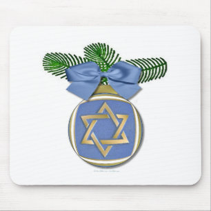 Judaica Hanukkah Star of David Ornament Print Musmatta