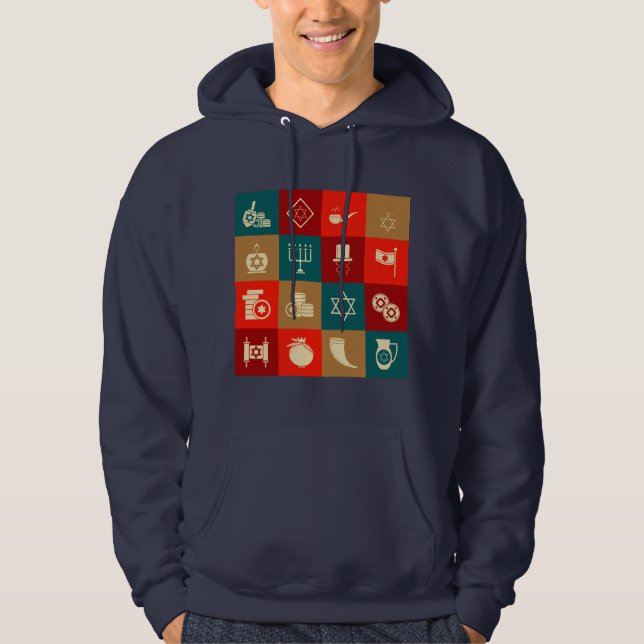 Judaica - Hoodie & Sweatshirt - Jewish Designs (Framsida)