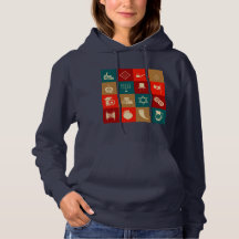 Judaica - Hoodie & Sweatshirt - Judiska mönster