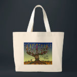 Judaica L'shanah Tovah Livets träd Gifts Apparel Jumbo Tygkasse<br><div class="desc">Du visar Lee Hiller Design Collection. Apparatur,  gåvor och samlarföremål Lee Hiller Photography eller Digital Art Collection. Du kan visa hennes naturfotografi på http://HikeOurPlanet.com/ och följa hennes vandrande blogg i Hett Vår nationalpark.</div>