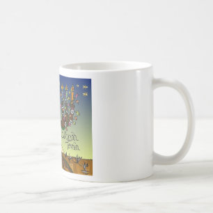 Judaica L'shanah Tovah Livets träd Gifts Apparel Kaffemugg
