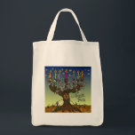 Judaica L'shanah Tovah Livets träd Gifts Apparel Tygkasse<br><div class="desc">Du visar Lee Hiller Design Collection. Apparatur,  gåvor och samlarföremål Lee Hiller Photography eller Digital Art Collection. Du kan visa hennes naturfotografi på http://HikeOurPlanet.com/ och följa hennes vandrande blogg i Hett Vår nationalpark.</div>