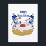 Judaica Lycklig Hanukkah Dancing Dreidels Doughnut Helg Vykort<br><div class="desc">Du tittar på Lee Hiller-designsamlingen av Hem- och Office Decor,  Apparel,  Gifts and Collectibles. Utformningen omfattar Lee Hiller Photography och Mixed Media Digital Art Collection. Du kan visa hennes naturfotografi på http://HikeOurPlanet.com/ och följa hennes vandrande blogg i Hett Vår nationalpark.</div>