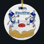 Judaica Lycklig Hanukkah Dancing Dreidels Doughnut Julgransprydnad Keramik<br><div class="desc">Du tittar på Lee Hiller-designsamlingen av Hem- och Office Decor,  Apparel,  Gifts and Collectibles. Utformningen omfattar Lee Hiller Photography och Mixed Media Digital Art Collection. Du kan visa hennes naturfotografi på http://HikeOurPlanet.com/ och följa hennes vandrande blogg i Hett Vår nationalpark.</div>