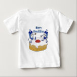 Judaica Lycklig Hanukkah Dancing Dreidels Doughnut T-shirt<br><div class="desc">Du tittar på Lee Hiller-designsamlingen av Hem- och Office Decor,  Apparel,  Gifts and Collectibles. Utformningen omfattar Lee Hiller Photography och Mixed Media Digital Art Collection. Du kan visa hennes naturfotografi på http://HikeOurPlanet.com/ och följa hennes vandrande blogg i Hett Vår nationalpark.</div>
