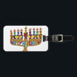 Judaica Lycklig Hanukkah Dreidel Menorah Bagagebricka<br><div class="desc">Du tittar på Lee Hiller-designsamlingen av Hem- och Office Decor,  Apparel,  Gifts and Collectibles. Utformningen omfattar Lee Hiller Photography och Mixed Media Digital Art Collection. Du kan visa hennes naturfotografi på http://HikeOurPlanet.com/ och följa hennes vandrande blogg i Hett Vår nationalpark.</div>