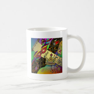 Judaica Lycklig Purim Jewish Helgdag Gifts Apparat Kaffemugg