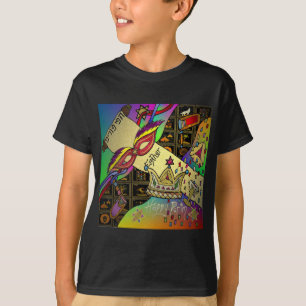 Judaica Purim Esther Firande Art Skriv ut T-shirt