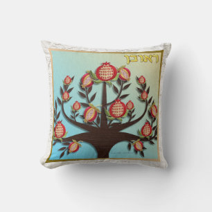 Judaica Reuben 12 Tribes of Israel Art Pillow Kudde