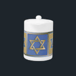 Judaica Star David Metall Guld Blue<br><div class="desc">Du visar Lee Hiller Design Collection. Apparatur,  gåvor och samlarföremål Lee Hiller Photography eller Digital Art Collection. Du kan visa hennes naturfotografi på http://HikeOurPlanet.com/ och följa hennes vandrande blogg i Hett Vår nationalpark.</div>