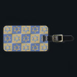 Judaica Star David Metall Guld Blue Bagagebricka<br><div class="desc">Du visar Lee Hiller Design Collection. Apparatur,  gåvor och samlarföremål Lee Hiller Photography eller Digital Art Collection. Du kan visa hennes naturfotografi på http://HikeOurPlanet.com/ och följa hennes vandrande blogg i Hett Vår nationalpark.</div>