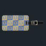 Judaica Star David Metall Guld Blue Bagagebricka<br><div class="desc">Du visar Lee Hiller Design Collection. Apparatur,  gåvor och samlarföremål Lee Hiller Photography eller Digital Art Collection. Du kan visa hennes naturfotografi på http://HikeOurPlanet.com/ och följa hennes vandrande blogg i Hett Vår nationalpark.</div>